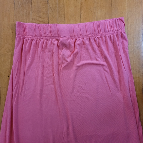 LEVI'S Women's Small Pink Long Skirt w/Elastic Waist - Picture 3 of 11